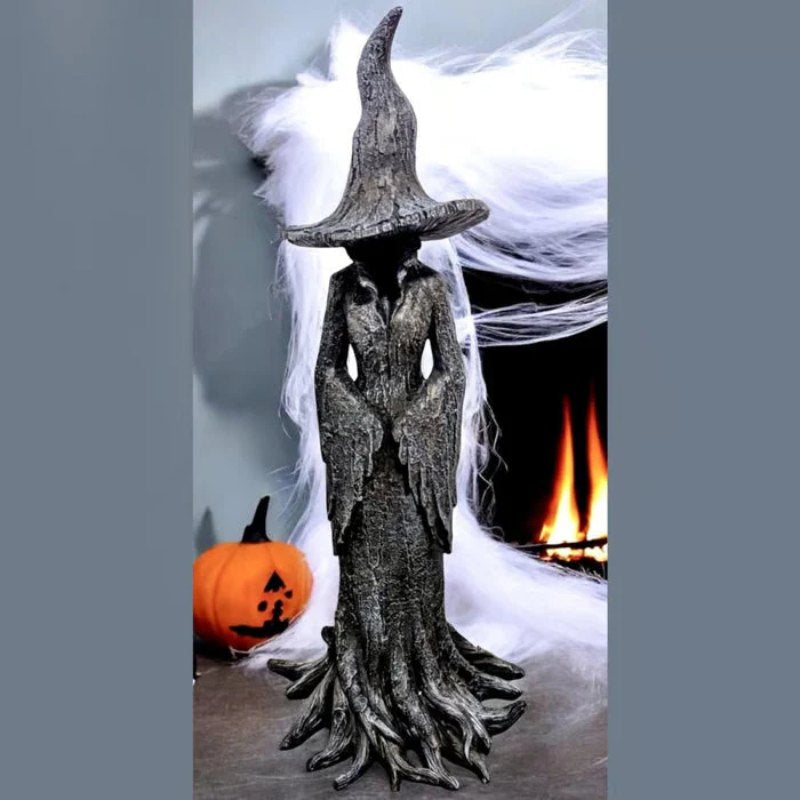 🧙‍♀️💫Hand-Painted Enchanting Witch Statue - The Guardian of Your Home