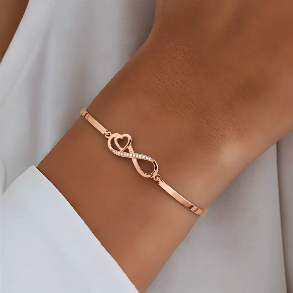To My Granddaughter - Keep Me In Your Heart Infinity Bracelet