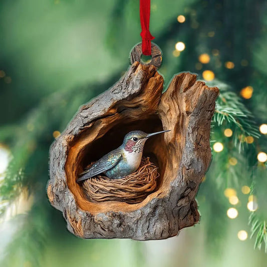 Hummingbird - Animal Christmas Ornament CH006
