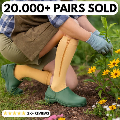 Zipper Compression Socks