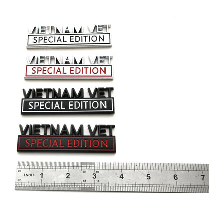 Vietnam Vet - Emblem Sticker Badge, Funny Decals for Car, Truck, SUV, Motorcycle - TE010