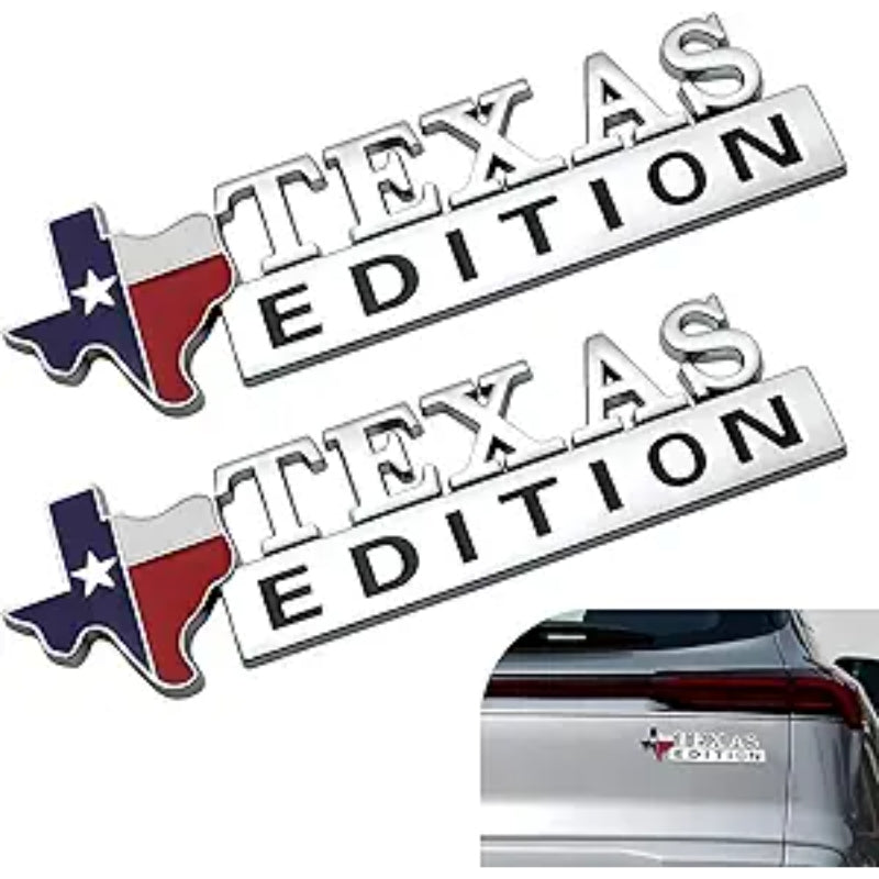 Texas Edition - Emblem Sticker Badge, Funny Decals for Car, Truck, SUV, Motorcycle - TE026