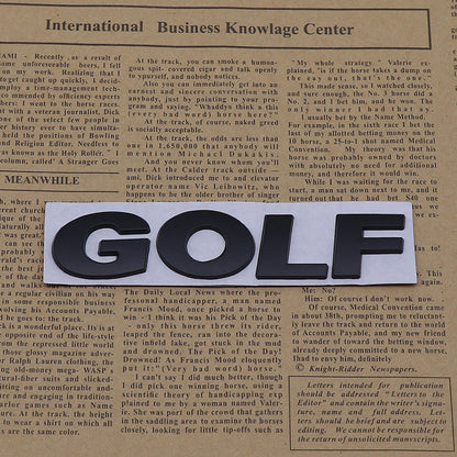 Golf - Emblem Sticker Badge, Funny Decals for Car, Truck, SUV, Motorcycle - TE033