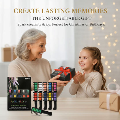 Festive Fun Hair Chalk Combs 🌈