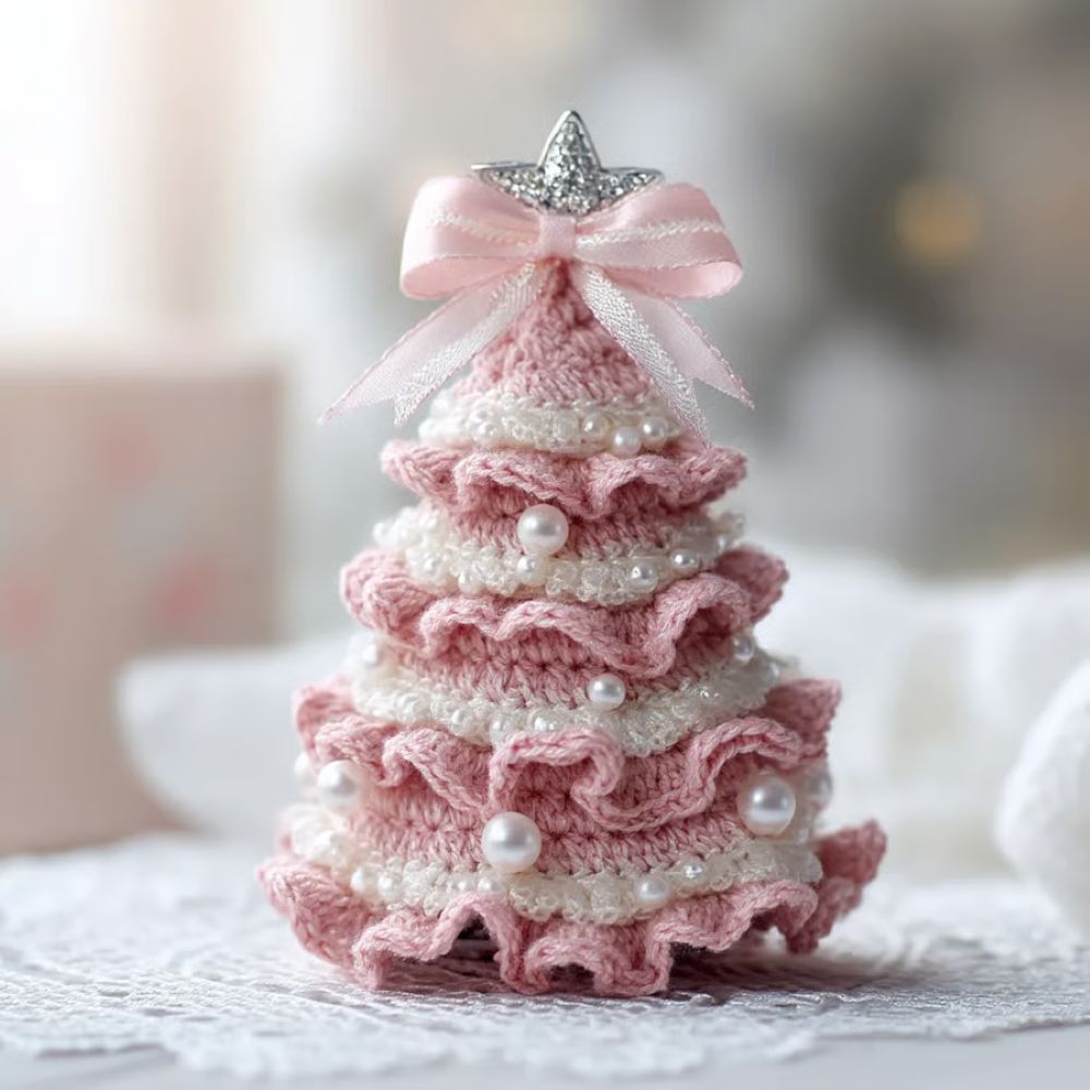 DIY Crochet Christmas Tree Kit – ✨Handmade Holiday Decoration Set