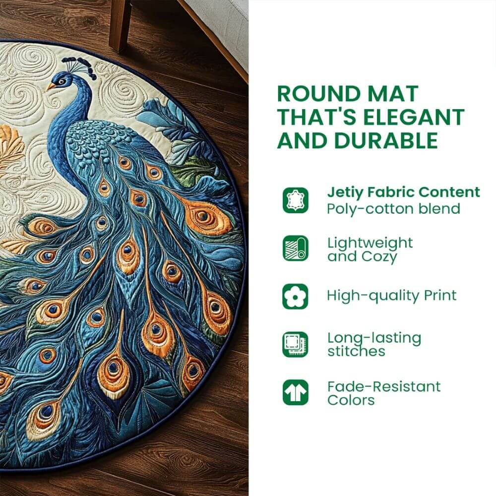 Pumpkin Portal 3D Illusion Round Rug - H736