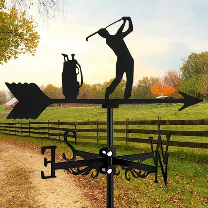 Golf Stainless Steel Weathervane MW040