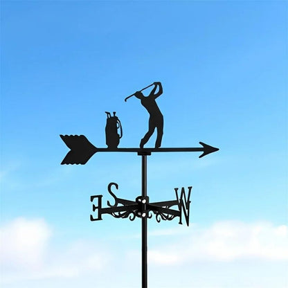 Golf Stainless Steel Weathervane MW040