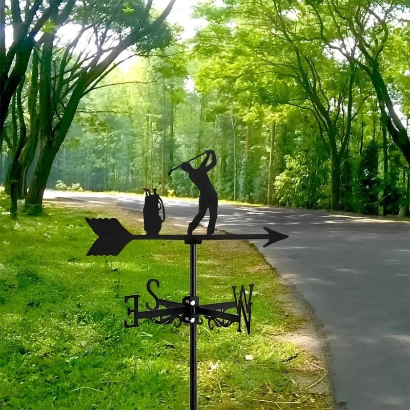 Golf Stainless Steel Weathervane MW040