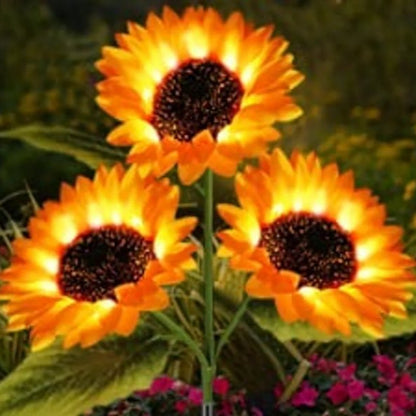 Solar LED Sunflower Garden Lights