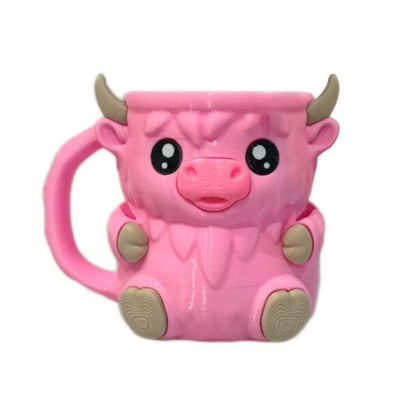 Highland Cow Ice Cream Mug Holder