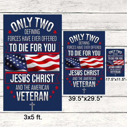 Veterans Day Flag Jesus Christ And The American Flag - C039