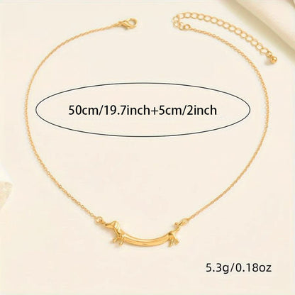 Elegant Dachshund Necklace