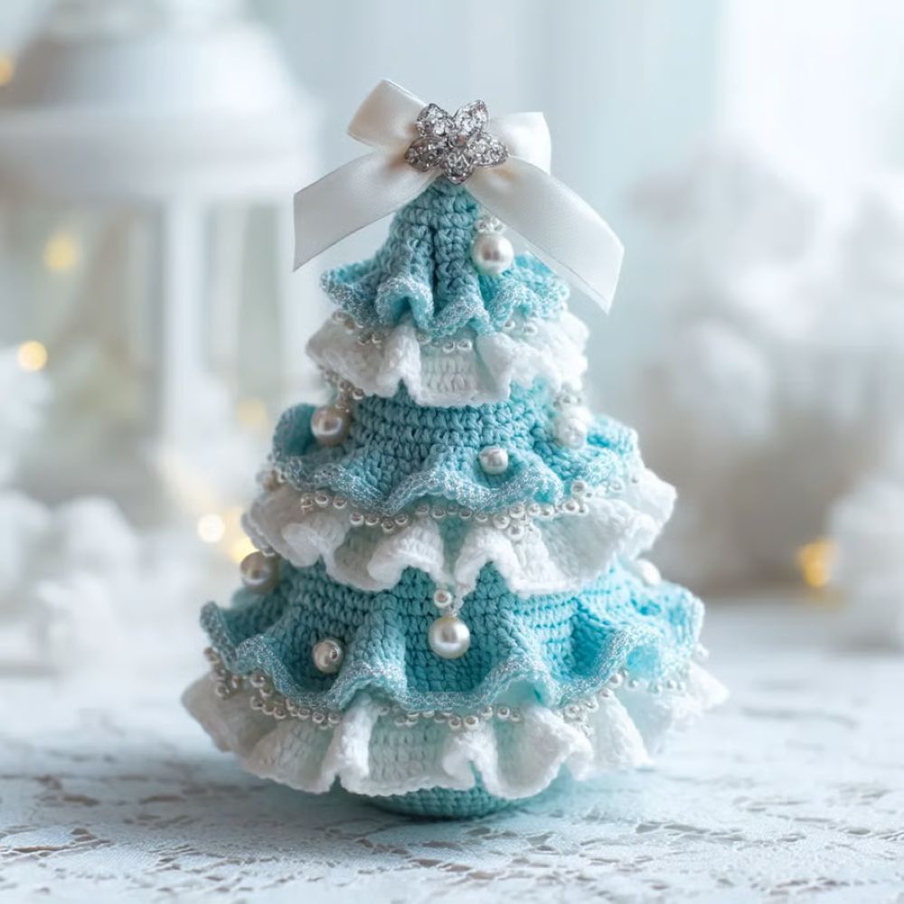 DIY Crochet Christmas Tree Kit – ✨Handmade Holiday Decoration Set