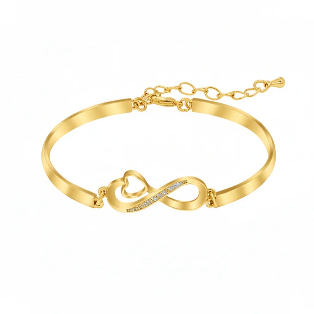 To My Granddaughter - Keep Me In Your Heart Infinity Bracelet