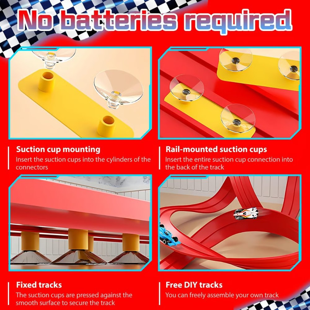 DIY Flexible Racing Track Toy