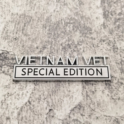 Vietnam Vet - Emblem Sticker Badge, Funny Decals for Car, Truck, SUV, Motorcycle - TE010