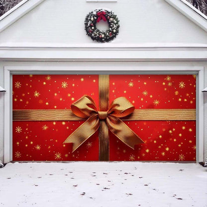 Gift Wrap Christmas Garage Door Covers D487