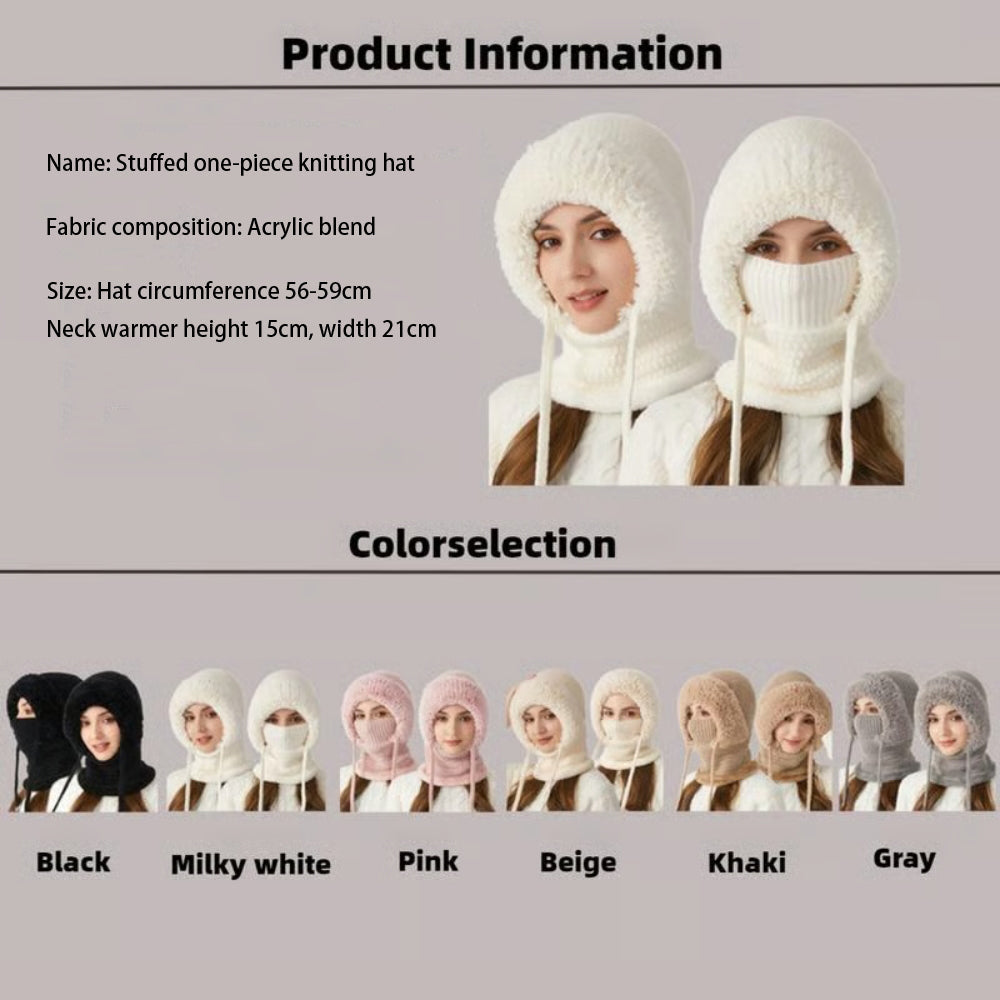 3 in 1 Beanie Hat For Women