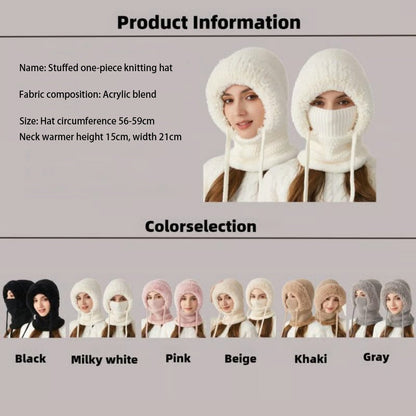 3 in 1 Beanie Hat For Women