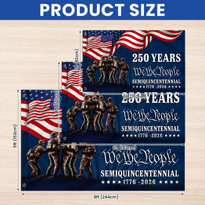 American 250 Years We The People Semiquincentennial Grommet Flag - C038
