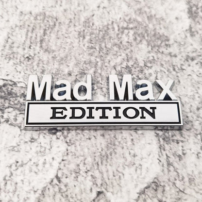 Mad Max Edition - Emblem Sticker Badge, Funny Decals for Car, Truck, SUV, Motorcycle - TE017