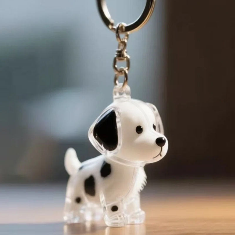 Dog Hair Collector Keychain Charm Memorial Storage Box