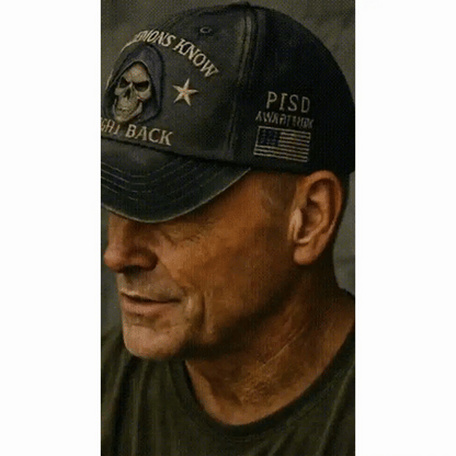 PTSD Awareness Veterans Challenge Hat – I Fight Back, Every Day