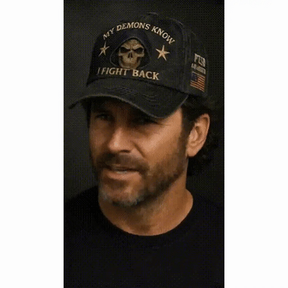 PTSD Awareness Veterans Challenge Hat – I Fight Back, Every Day