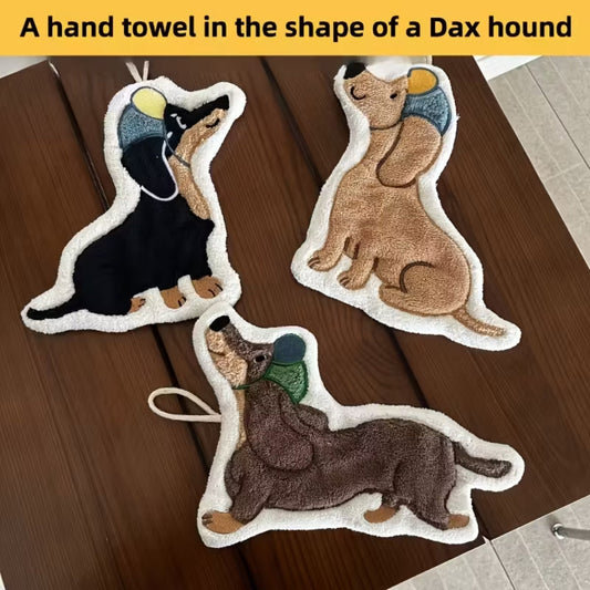 Adorable Dog Hand Towels - H554