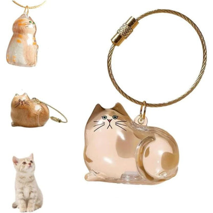 Cat Memorial Keychain Set - 6 Pcs