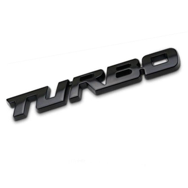 Turbo - Emblem Sticker Badge, Funny Decals for Car, Truck, SUV, Motorcycle - TE002