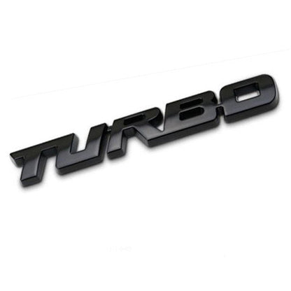 Turbo - Emblem Sticker Badge, Funny Decals for Car, Truck, SUV, Motorcycle - TE002