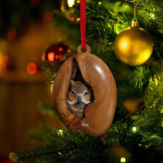 Owl - Animal Christmas Ornament CH008