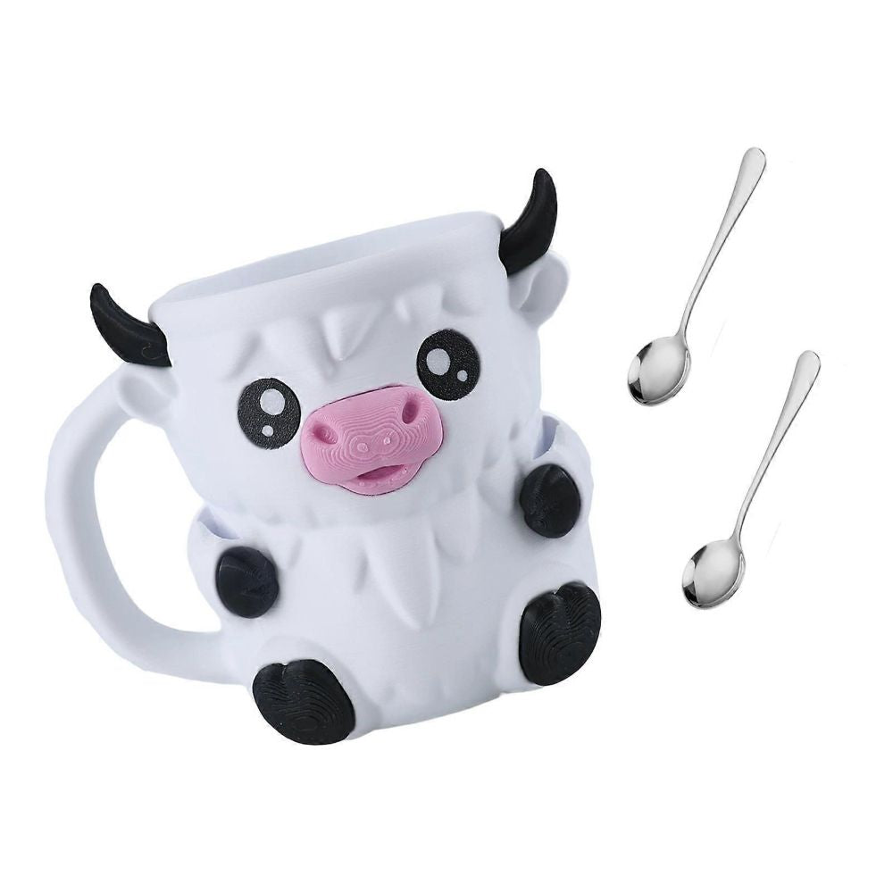 Highland Cow Ice Cream Mug Holder