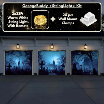Grave Rising Halloween Garage Door Covers D460