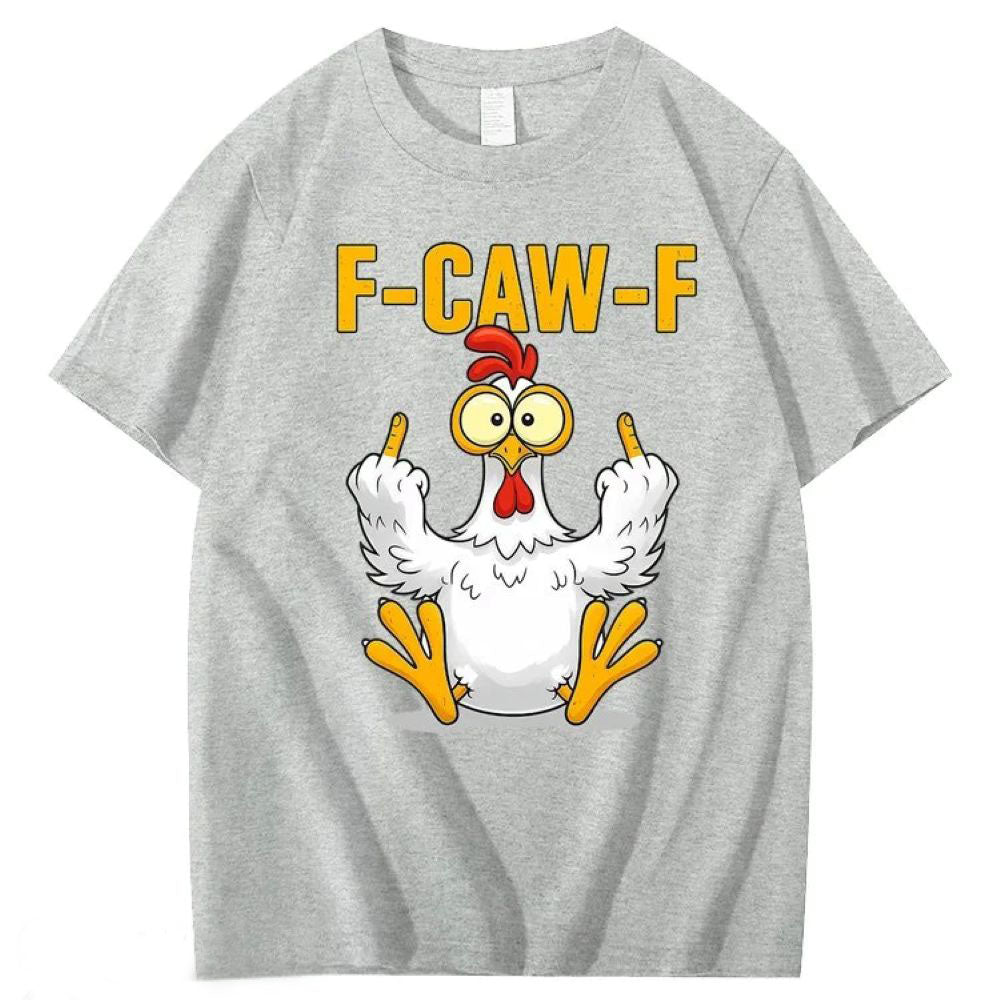 F-Caw-F Chicken Cotton T-Shirt