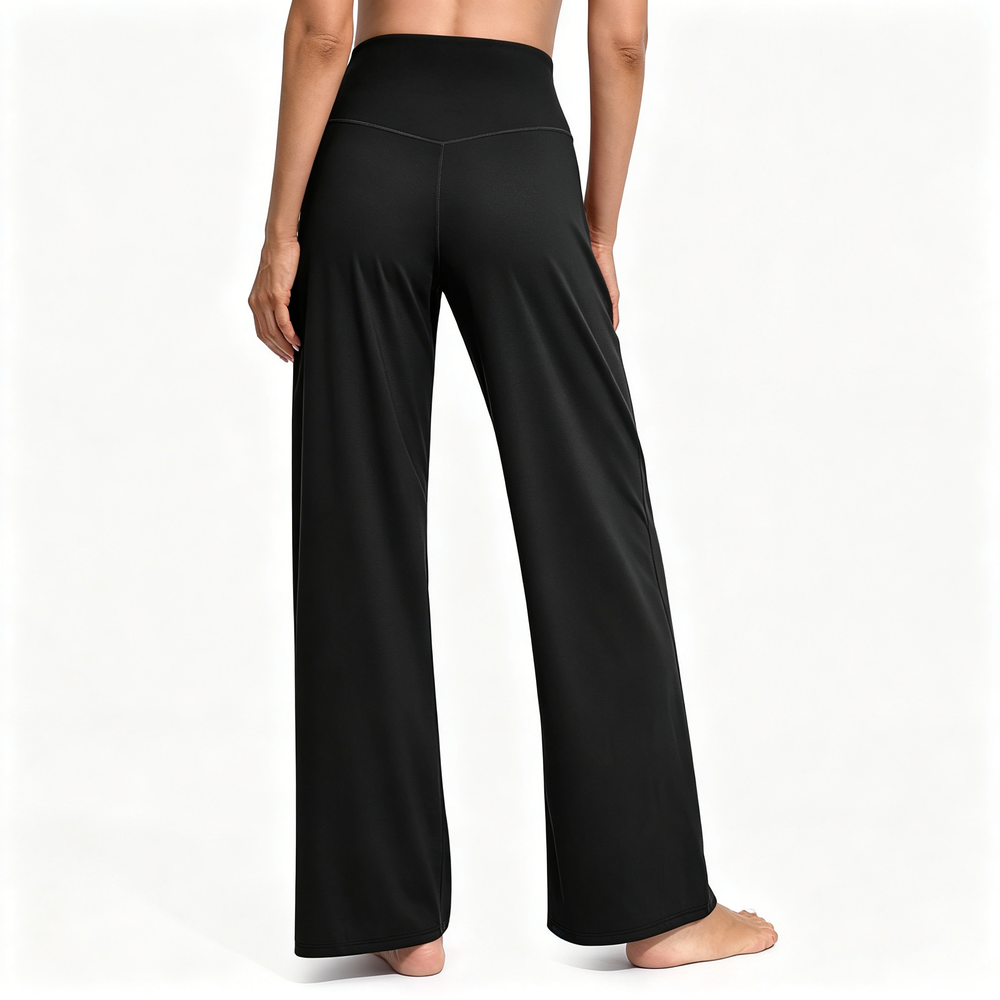 Wide Leg Pants Woman Yoga Pants with Pockets Stretch Loose Casual Lounge Sweatpants