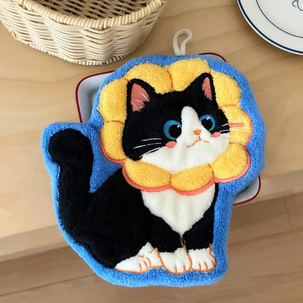 Adorable Cat Hand Towels - H549