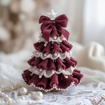 DIY Crochet Christmas Tree Kit – ✨Handmade Holiday Decoration Set