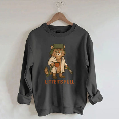 Litter's Full - Cat Sweatshirt