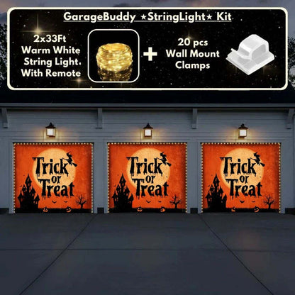 Trick Or Treat Halloween Garage Door Covers D464