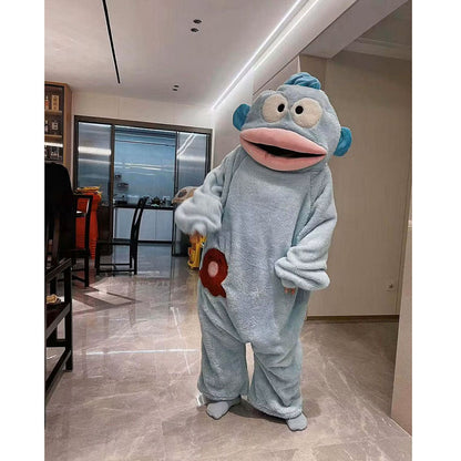 Funny Monster Hooded Fleece Robe for Adults