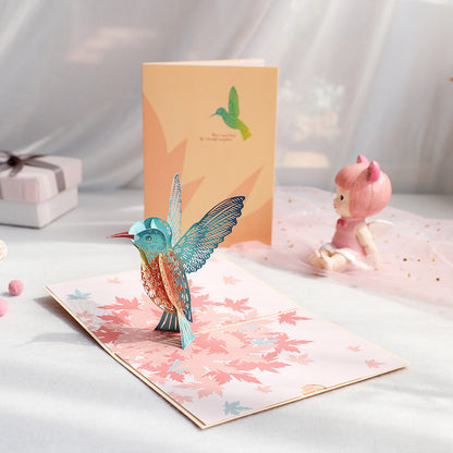 Vibrant 3D Butterfly & Daisy Pop-Up Greeting Card💐🦋