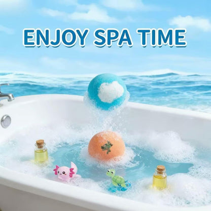Bath Bombs For Kids – 12 Pack With Surprise Toys Inside, Easter Basket Stuffers