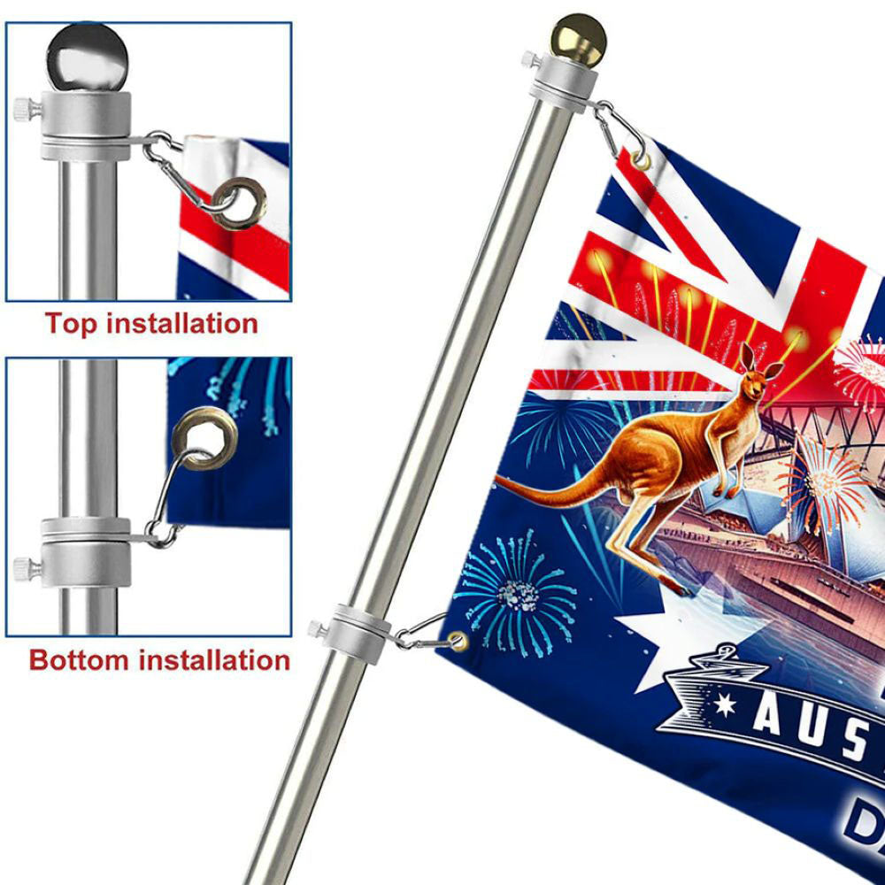 Happy Australia Day Flag - C034
