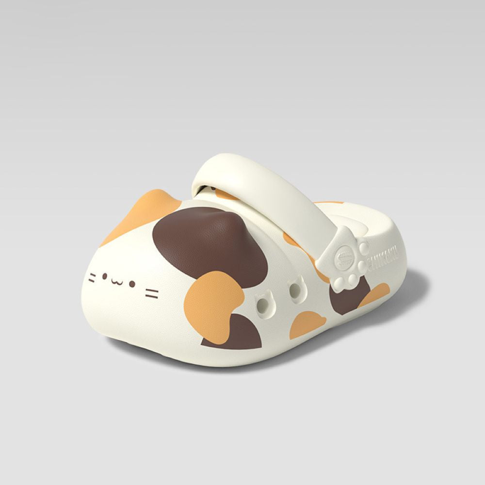 Cat Paw Print Clogs – Cute Cat Lover Slip-On Shoes That Leave Paw Prints