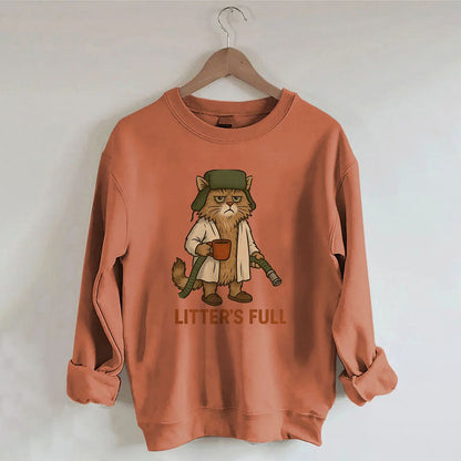 Litter's Full - Cat Sweatshirt