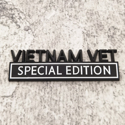 Vietnam Vet - Emblem Sticker Badge, Funny Decals for Car, Truck, SUV, Motorcycle - TE010
