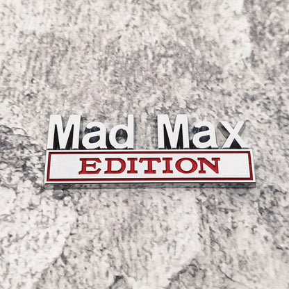 Mad Max Edition - Emblem Sticker Badge, Funny Decals for Car, Truck, SUV, Motorcycle - TE017